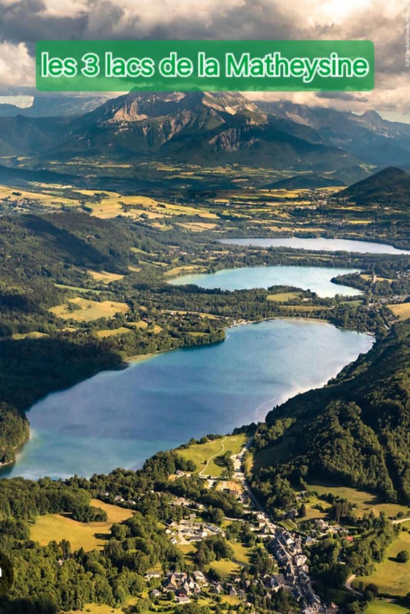 Chalet Bord De Lac Avec Piscine N2E Laffrey Kültér fotó